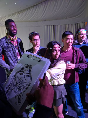 Event Draw A Crowd Caricatures Caricaturist London