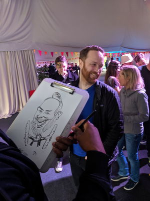 Event Draw A Crowd Caricatures Caricaturist London
