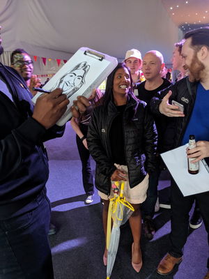Event Draw A Crowd Caricatures Caricaturist London