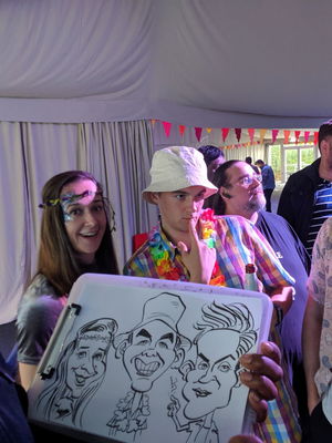 Event Draw A Crowd Caricatures Caricaturist London