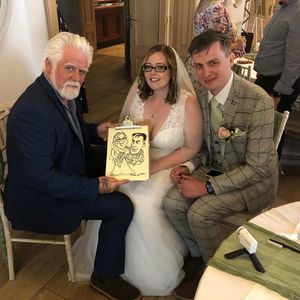 Will The Caricaturist Caricaturist Wedding Somerset