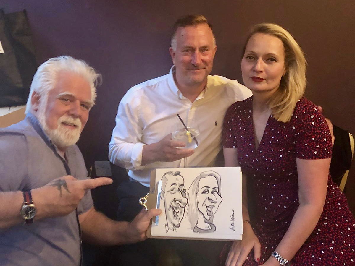 Will The Caricaturist Caricaturist Review Private Party Somerset