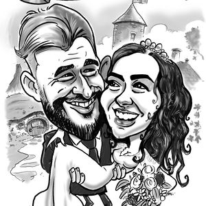 Will The Caricaturist Caricaturist Wedding All foreign locations