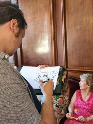 Event Adam Crazy Caricatures Caricaturist Warrington, Cheshire