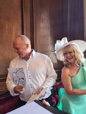 Event Adam Crazy Caricatures Caricaturist Warrington, Cheshire