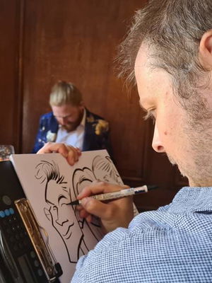 Event Adam Crazy Caricatures Caricaturist Warrington, Cheshire