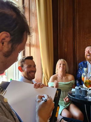 Event Adam Crazy Caricatures Caricaturist Warrington, Cheshire