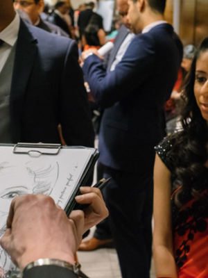 Event Francesco Caricatures Caricaturist London