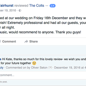 Cain Manor's excellent catering :-)