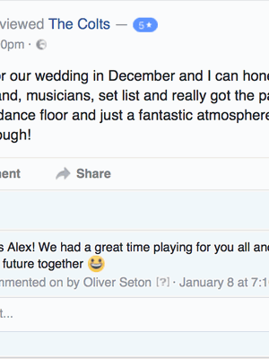 Event The Colts Function Band London