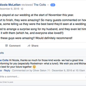 The Arcadias Function Band Wedding Hampshire