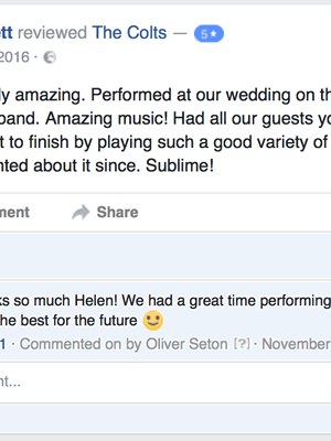 Event The Colts Function Band London