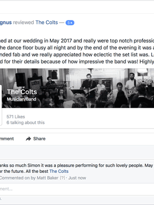 Event The Colts Function Band London