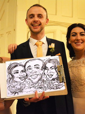 Event Francesco Caricatures Caricaturist London