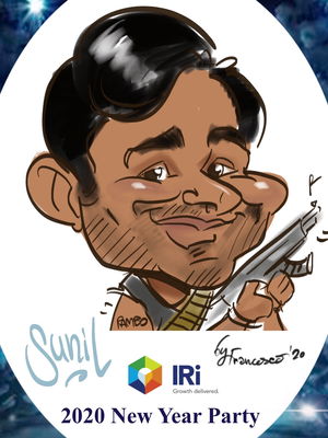 Event Francesco Digital Caricatures Digital Caricaturist London