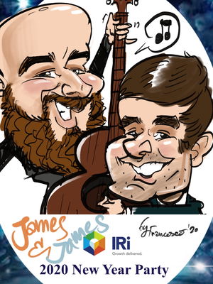 Event Francesco Digital Caricatures Digital Caricaturist London