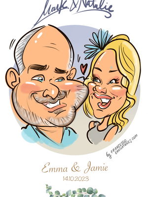 Event Francesco Caricatures Caricaturist London