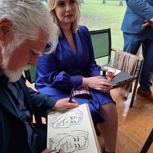 Will The Caricaturist Caricaturist Wedding Wiltshire