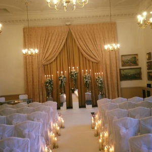 Beautiful room at Down Hall for the wedding ceremony. Alexandra Classical & Opera Singer Review Wedding Essex