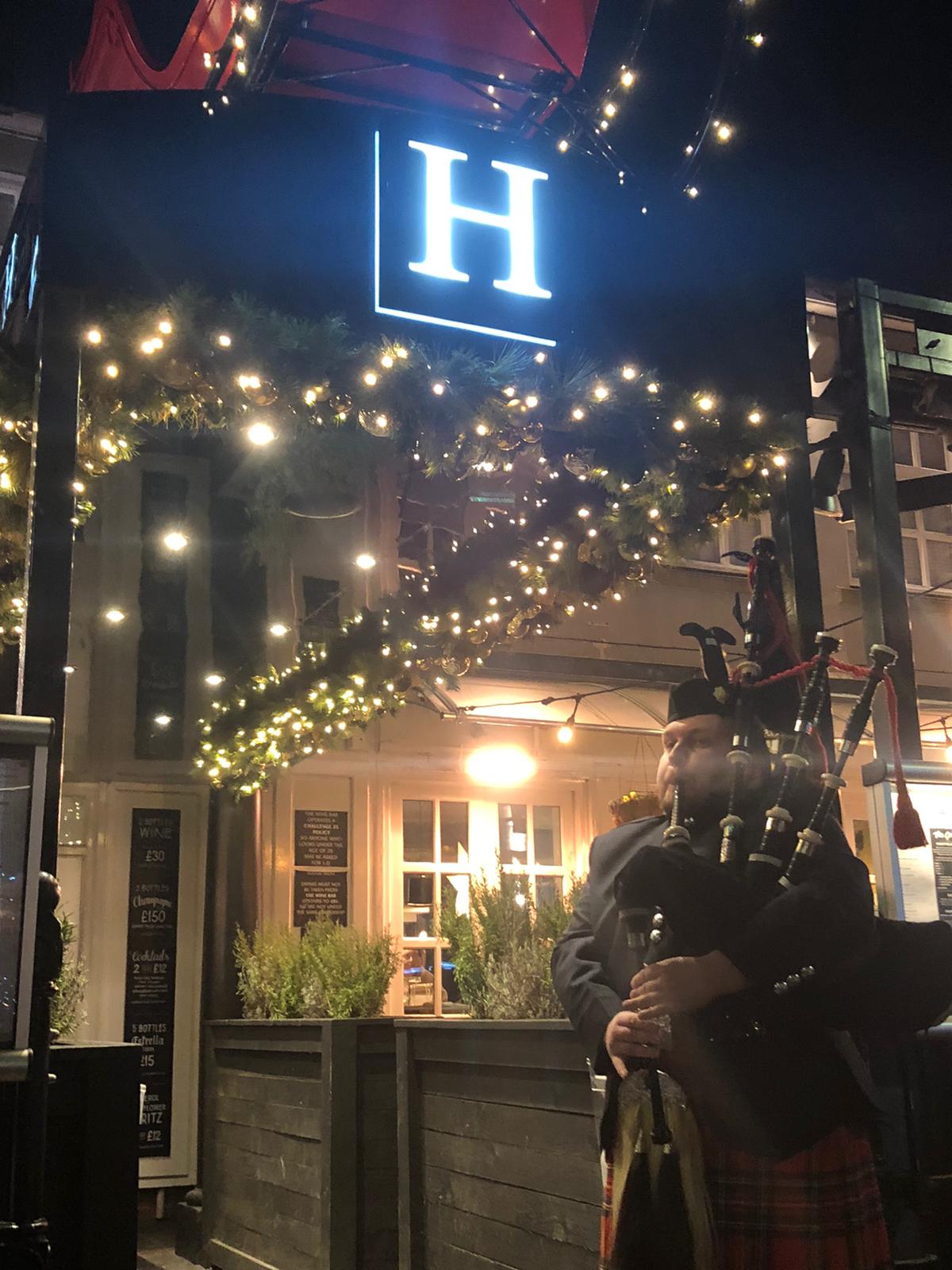 The Fife Bagpiper Piper Review Hotel / Restaurant Event Cheshire