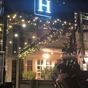The Fife Bagpiper Piper Hotel / Restaurant Event Cheshire