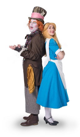 Promo Mad Hatter and Alice in Wonderland Characters Costume Character Norfolk