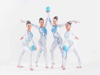 Promo Elite Rhythmic Gymnasts Circus Performer London