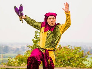 Promo Jester Stilt Walkers Street Performer Leicestershire