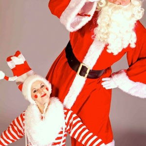 Promo Christmas Stilt Walkers  Leicestershire