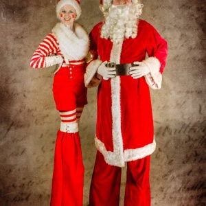 Promo Christmas Stilt Walkers  Leicestershire