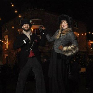 Promo Victorian Stilt Walkers  Leicestershire