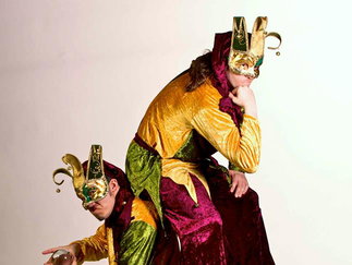 Promo Jester Stilt Walkers Street Performer Leicestershire