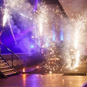 Promo Fire and Sparks Show  Leicestershire