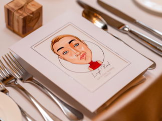 Promo Wedding Favour Caricatures Digital Caricaturist Bedfordshire