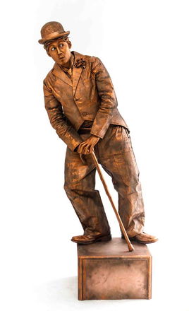 Promo Charlie Chaplin Living Statue Street Performer Leicestershire