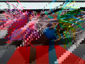 Promo Balloon Stilt Walkers Street Performer Leicestershire