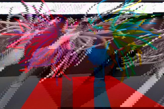 Promo Balloon Stilt Walkers  Leicestershire