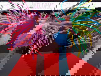 Promo Balloon Stilt Walkers Street Performer Leicestershire