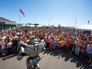Promo Cyber Robot Street Performer Cornwall