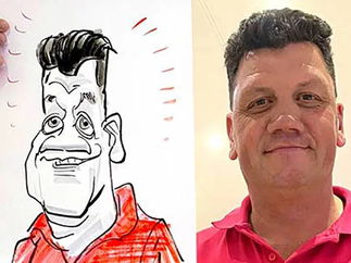 Promo Dave Draws Caricatures Caricaturist West Sussex