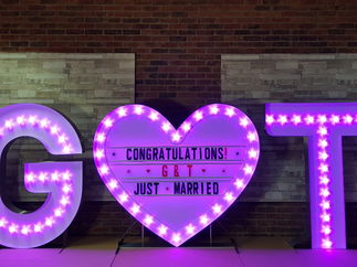 Promo Let There Be Light Light Up Letters & Love Signs Essex