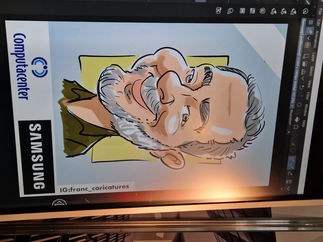 Promo Francesco Digital Caricatures Digital Caricaturist London