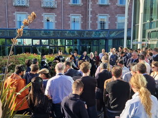 Promo Drums and Pipes Piper Edinburgh