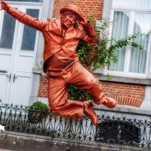 Promo Charlie Chaplin Living Statue  Leicestershire