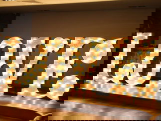 Promo Let There Be Light Light Up Letters & Love Signs Essex