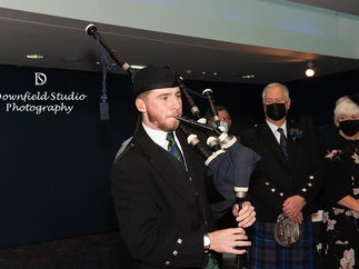 Promo Real Scottish Bagpiper Piper London