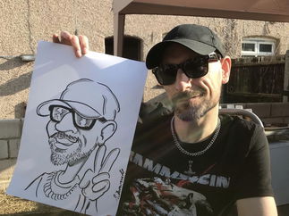 Promo Caricature Ninja Caricaturist Kent