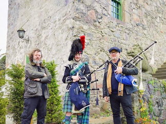 Promo Real Scottish Bagpiper Piper London