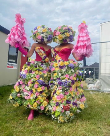 Promo Summer Living Flower Girls Costume Character Kent