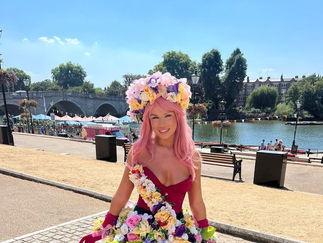 Promo Summer Living Flower Girls Costume Character Kent